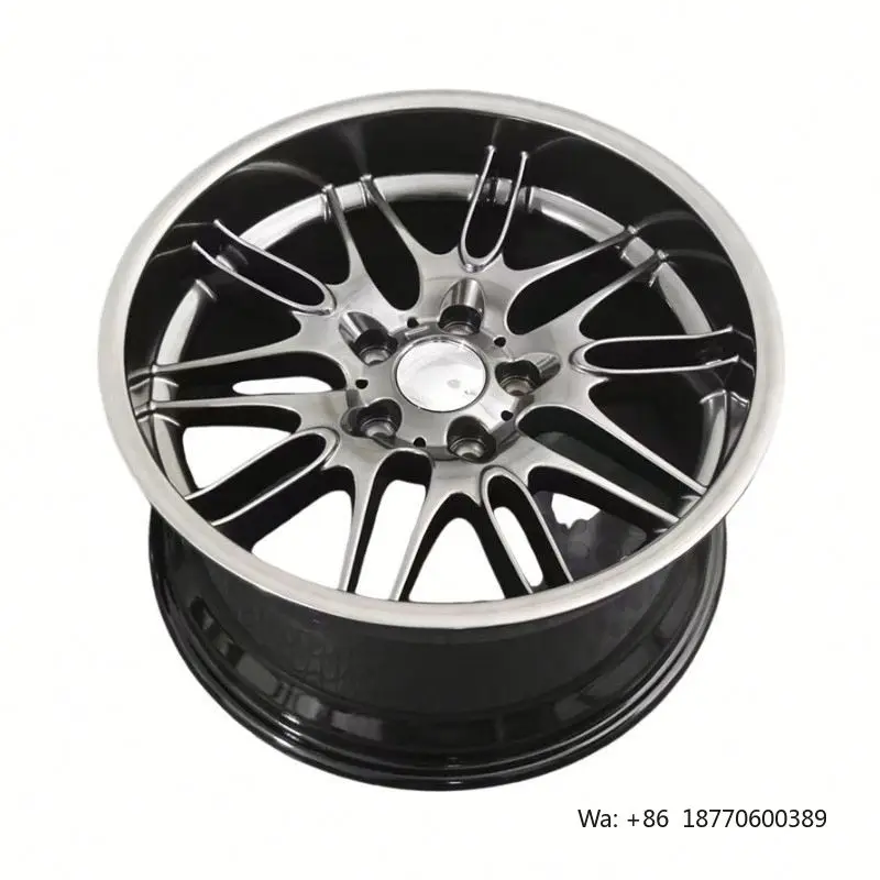 Legendary 5X120 Cast Wheels 17 18 Inch Hyper Black Alloy Passenger Car Wheel for BMW M5 M3 7 Series E28 E32 E34 E38 E39 Style 65 view 4