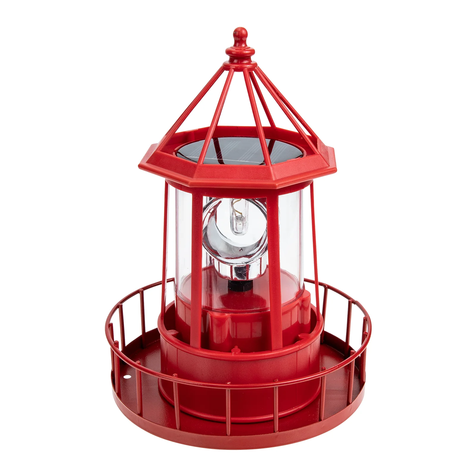 

Outdoor Simulation Rotating Solar Lighthouse Beacon Tower durable Solar Powered Lighthouse Lamp Garden Landscape Courtyard Decor