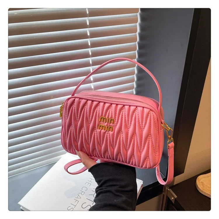 

2025 Элегантный кошелек на молнии, многосторонняя кожаная сумка - женская сумка через плечо/плечо, дизайнерская сумка с цепочкой и ремешком