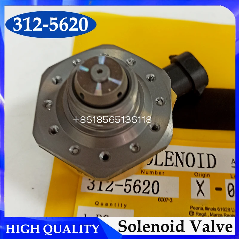 

Common Rail Pump Solenoid Valve 312-5620 3125620 For C6.4 C6.6 C4.4 320D Pump 326-4635 10R-7662 326-4634