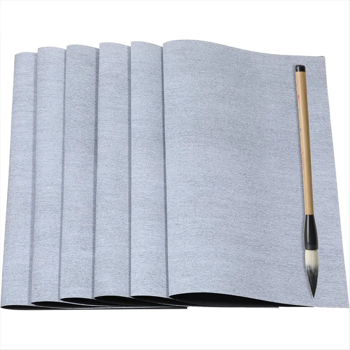 AA14 Water Drawing Writing Cloth, Reusable Chinese Calligraphy Paper Chinese Traditional for Students Beginners Practicing