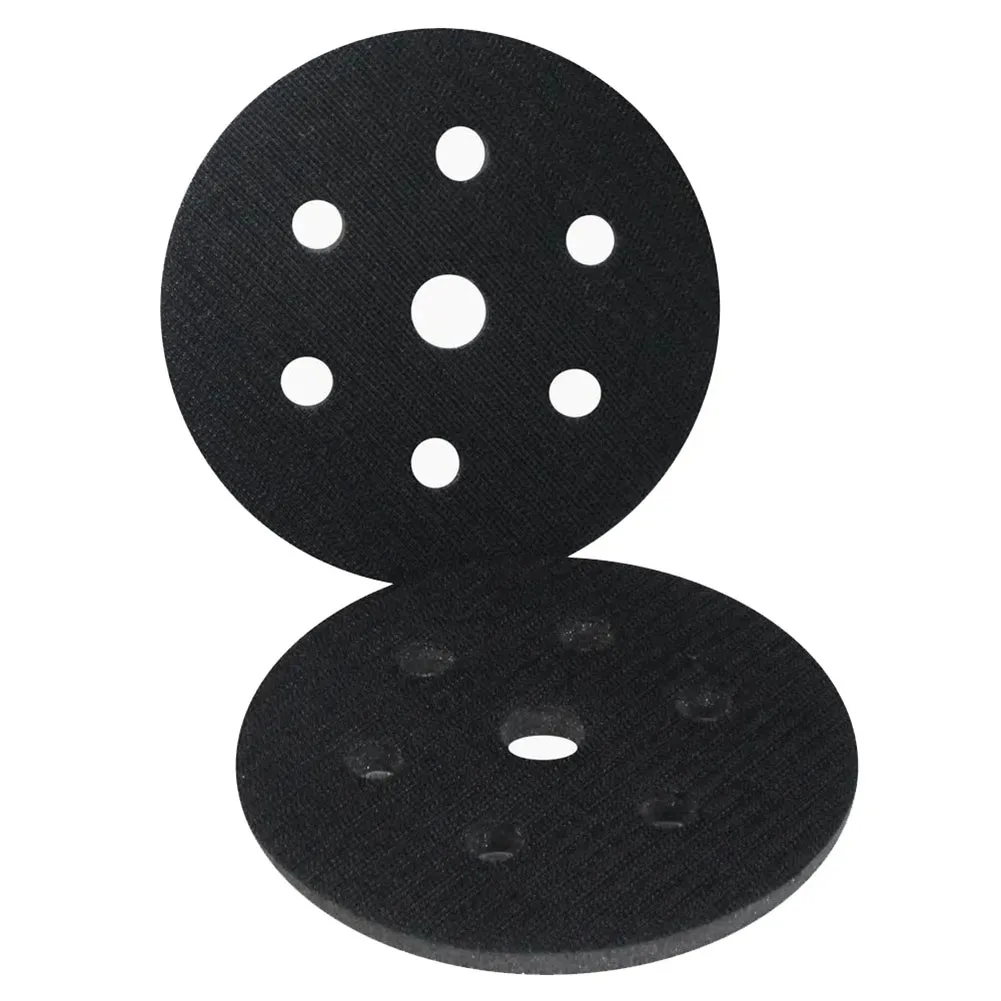 6 Inch 150mm 7Holes Sponge Interface Pad Sanding Disc Complements Orbital Sanding Reduces Vibration Supports Disc Pad Parts Tool