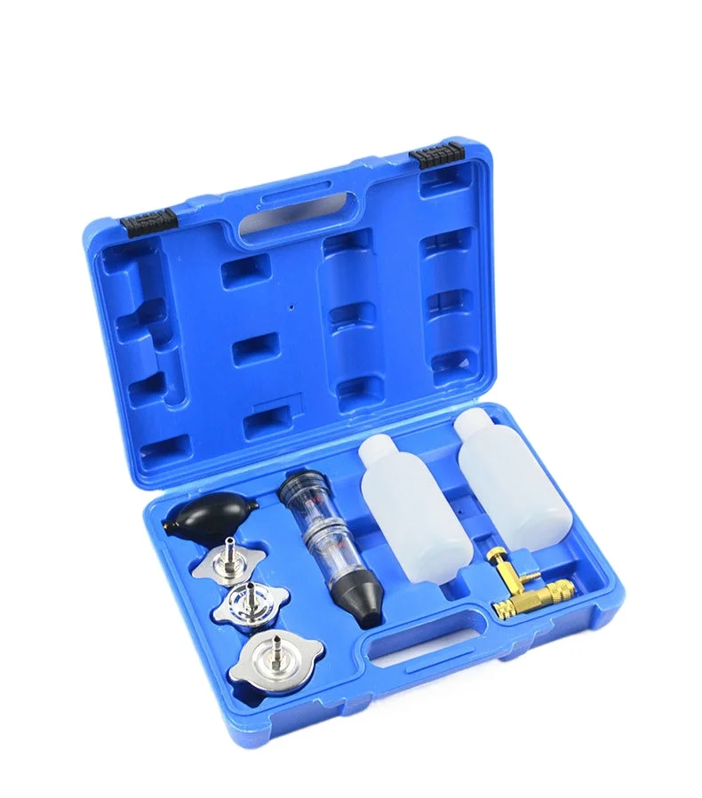 Gas Leakage Test kit Combustion Leak Tester Kit CO2 Leak Detector for Cars Trucks Road Tractors Excavators Head Gasket Tester