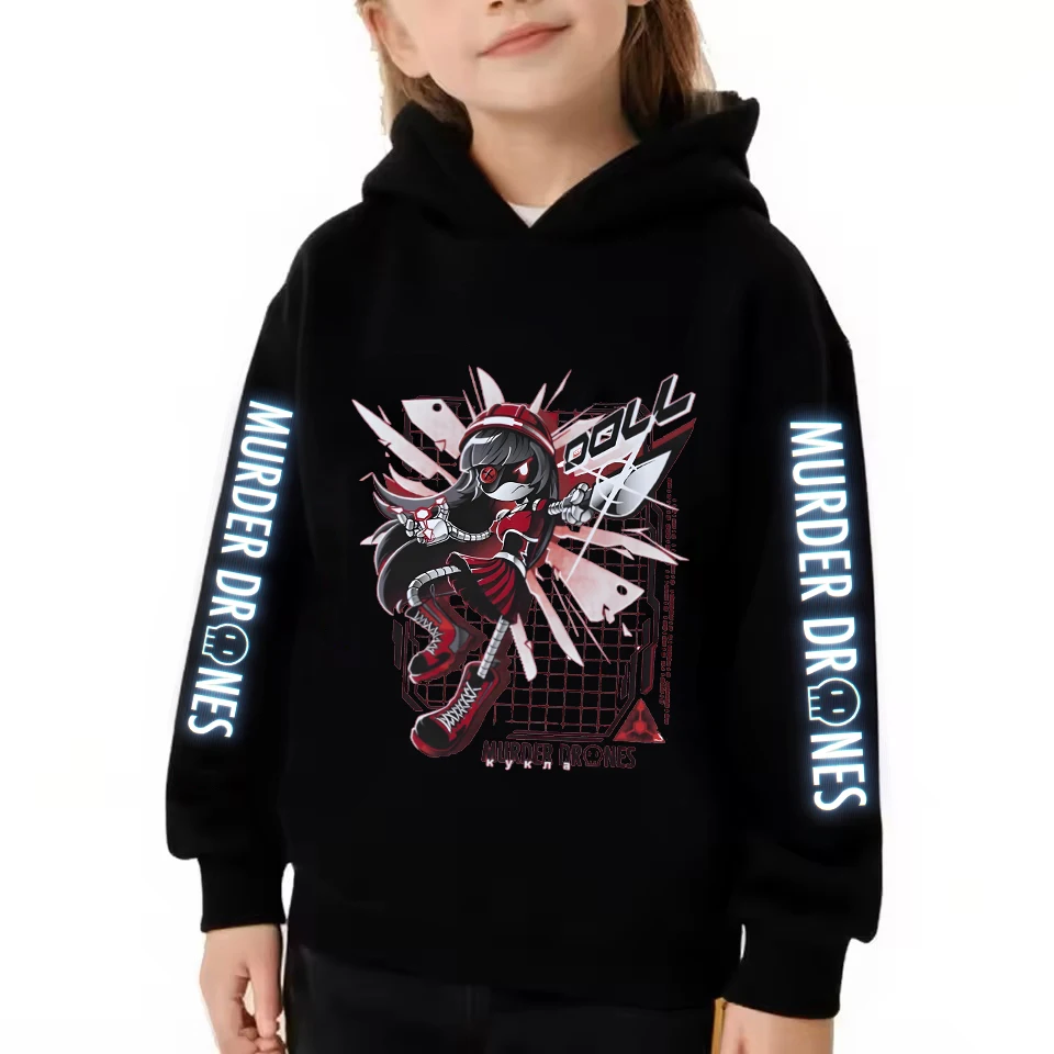 

Anime Murder Drones Hooded Hoodie Fashion Casual Sweatshirt Cute Long Sleeve Pullover Autumn Boys Girls Cartoon Y2K Sportswear