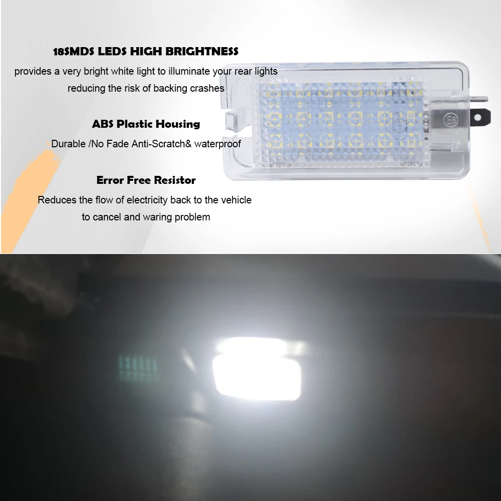 LED Car Interior Luggage Compartment Lights For Hyundai I10 I20 I30 I40 I45 Genesis Azera Accent Verna Veloster Elantra Equus