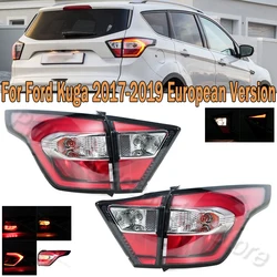 Car Tail Light Assembly Rear Brake Stop Lamp Reverse Turn Signal Lamp Taillamp For Ford Kuga 2017 2018 2019 European Version