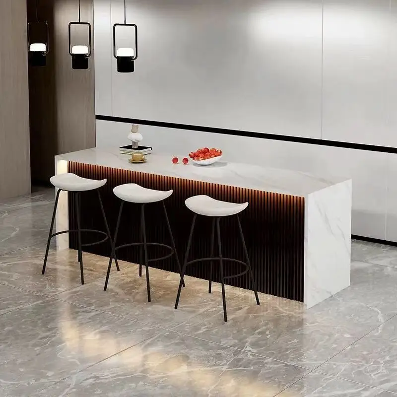 

Nordic Elegant Kitchen Island Classic Premium Simple Design Kitchen Island Sleek Industrial Cuisine Meuble Kitchen Furniture