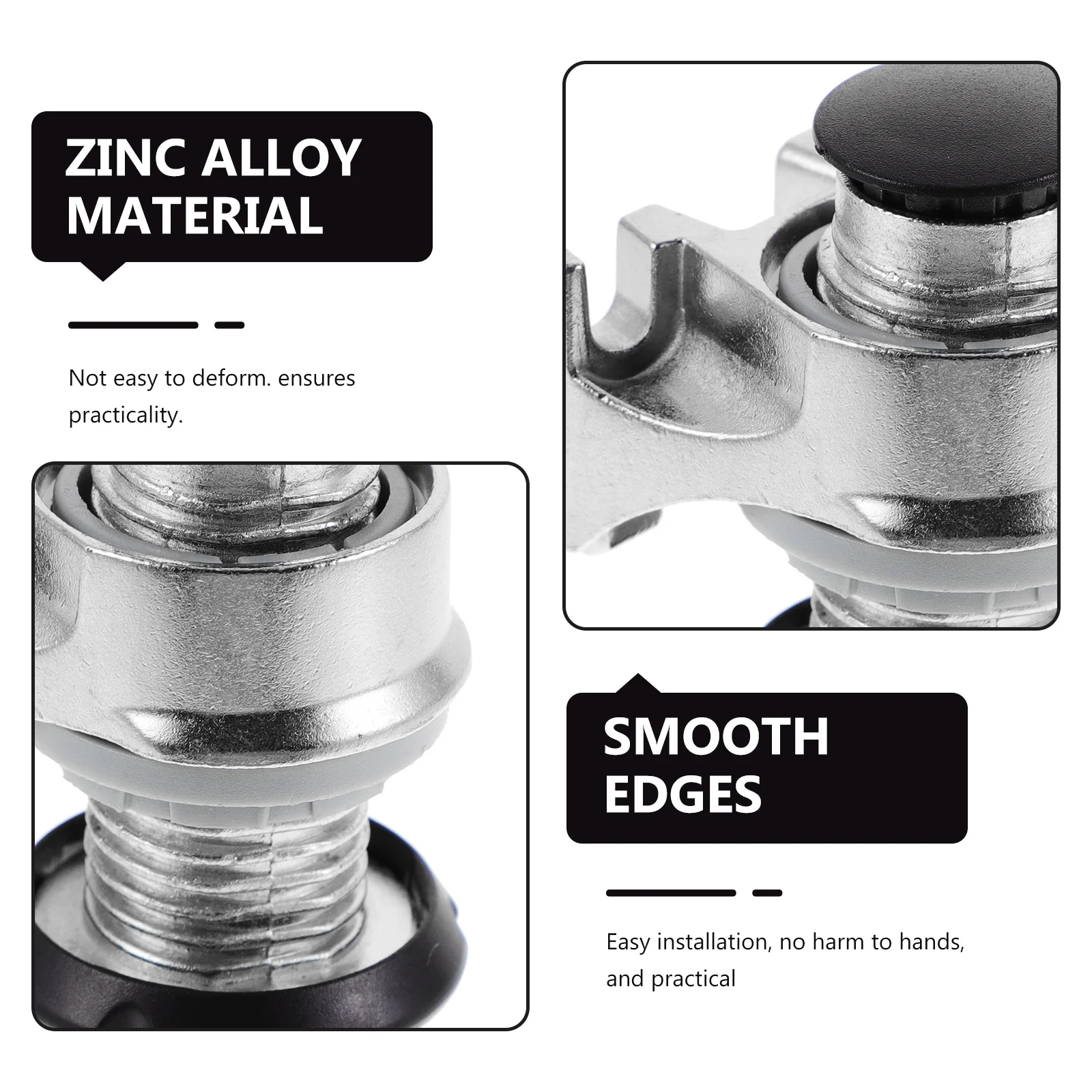 

4 Pcs Cabinet Feet Heavy Legs For Table Duty Furniture Levelers Silver 0-25mm Wardrobe Desk Legs Anti-Slip Sturdy