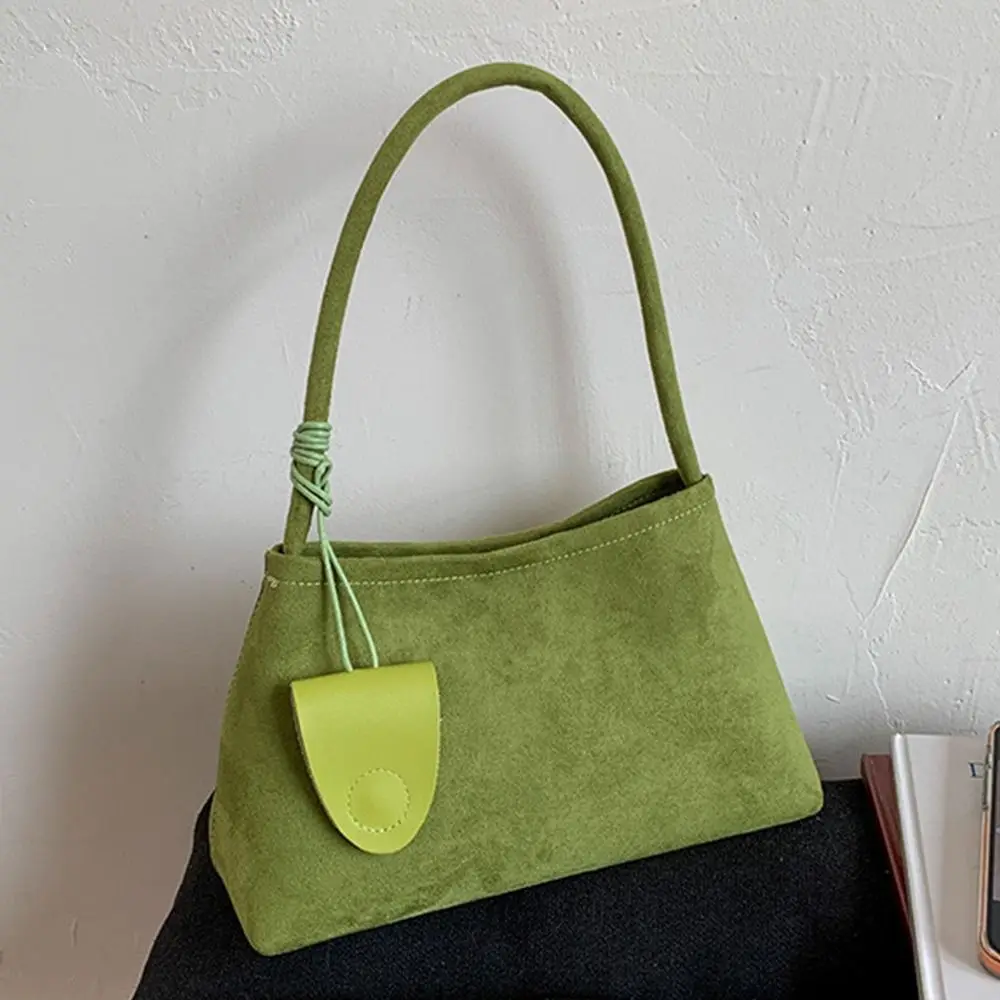 Casual Multicolor Shoulder Bag PU Frosted Underarm Bag Comfortable Handle Large Capacity Handbag Gift
