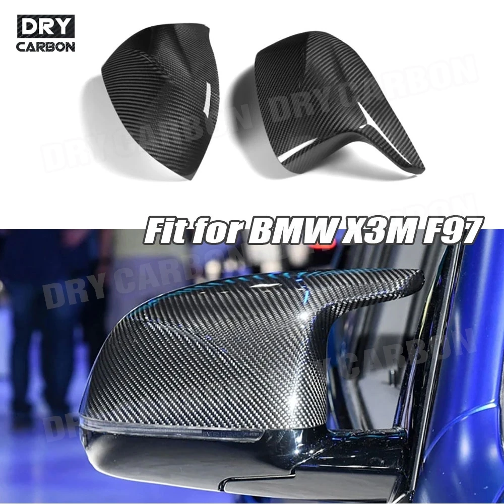 

Car Accessories For BMW X3M F97 2022+ S Style Dry Carbon Fiber Car Sideview Mirror Caps Cover Spoiler Body Kits