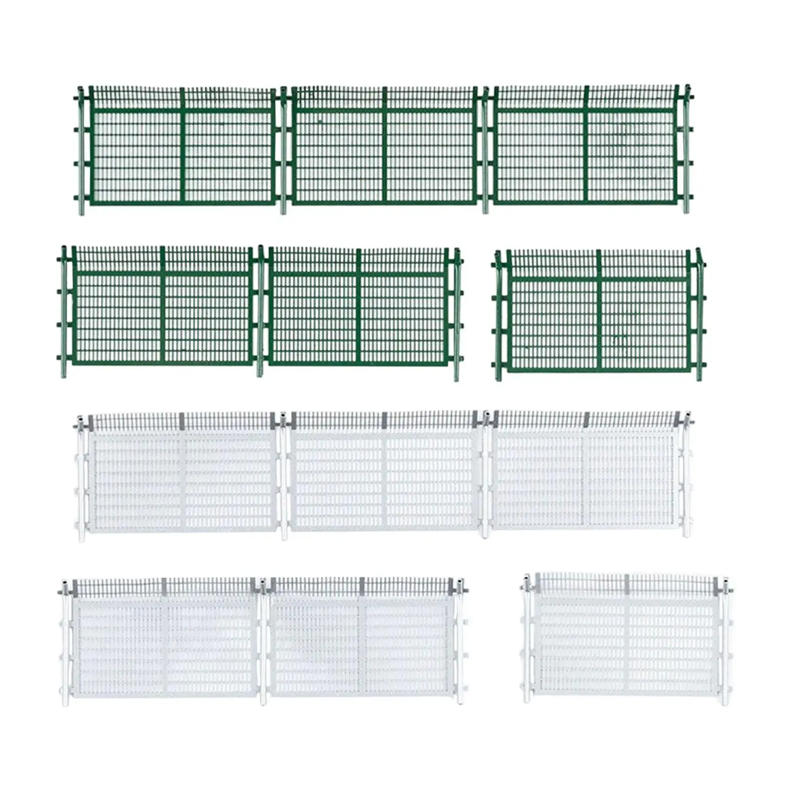 

Mini Fence Model 1:64 Ornaments Unique Decorative Model Accessories Fence Barriers Net for Miniature Landscape Diorama