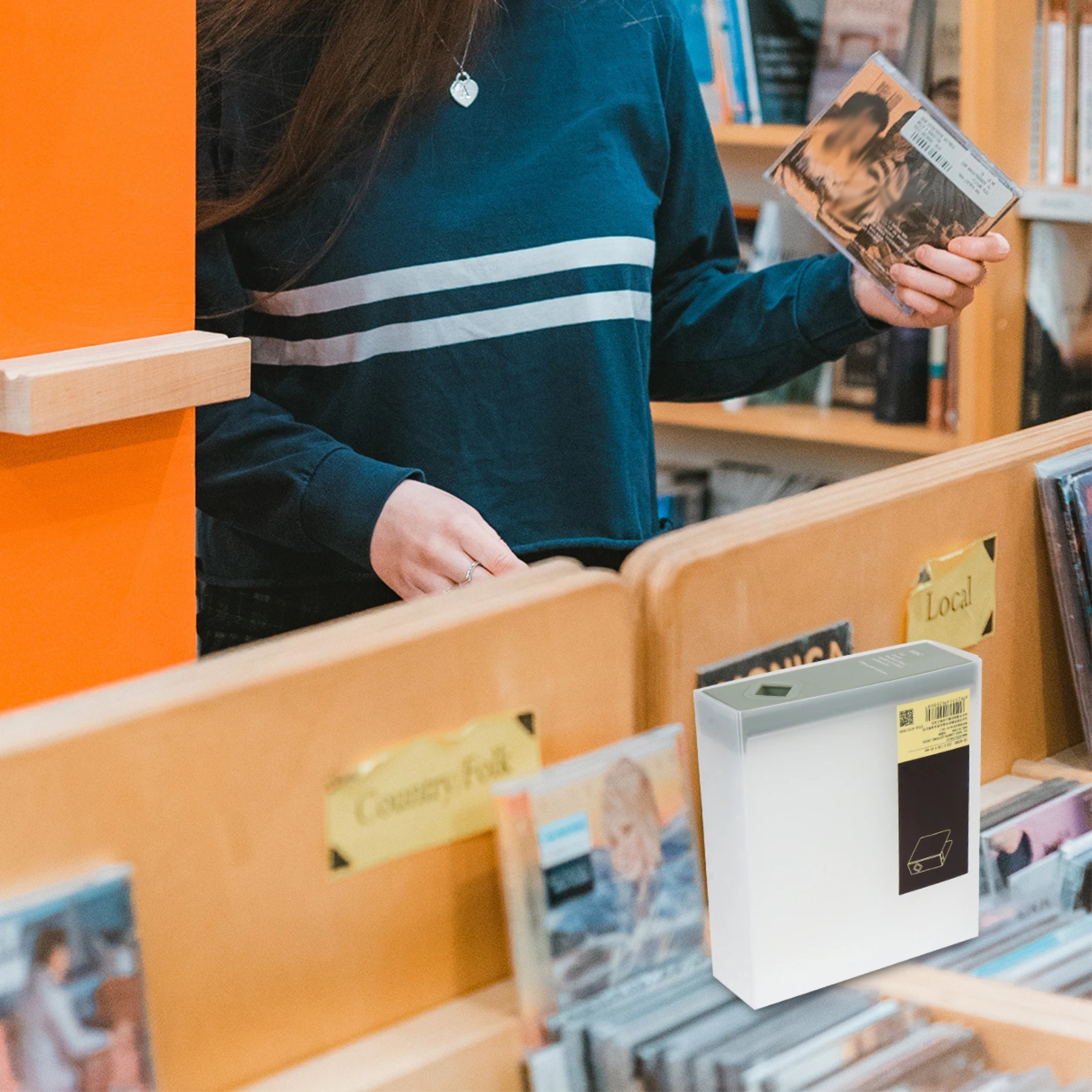 

1Pcs Cd Storage Box Plastic Optical Disks Case 24 Pieces Durable Non-Woven Fabric Protective Storage for Home Vehicle