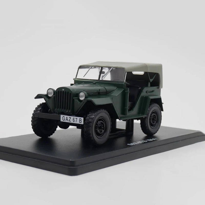 Diecast schaal 1:24 Gaz 67B 1944 terreinwagen legering retro nostalgie automodel eindproduct simulatie speelgoed statisch model