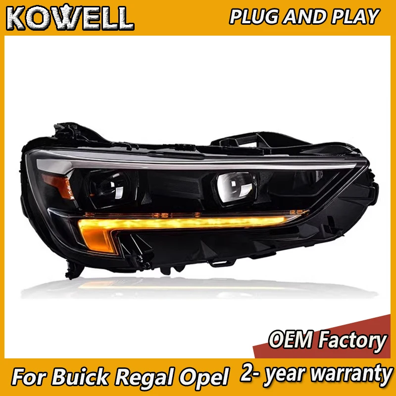 

Car Styling for Buick Regal Headlight 2020-2022 Opel Head Light Lamp DRL Turn Signal Low High Beam Projector Lens