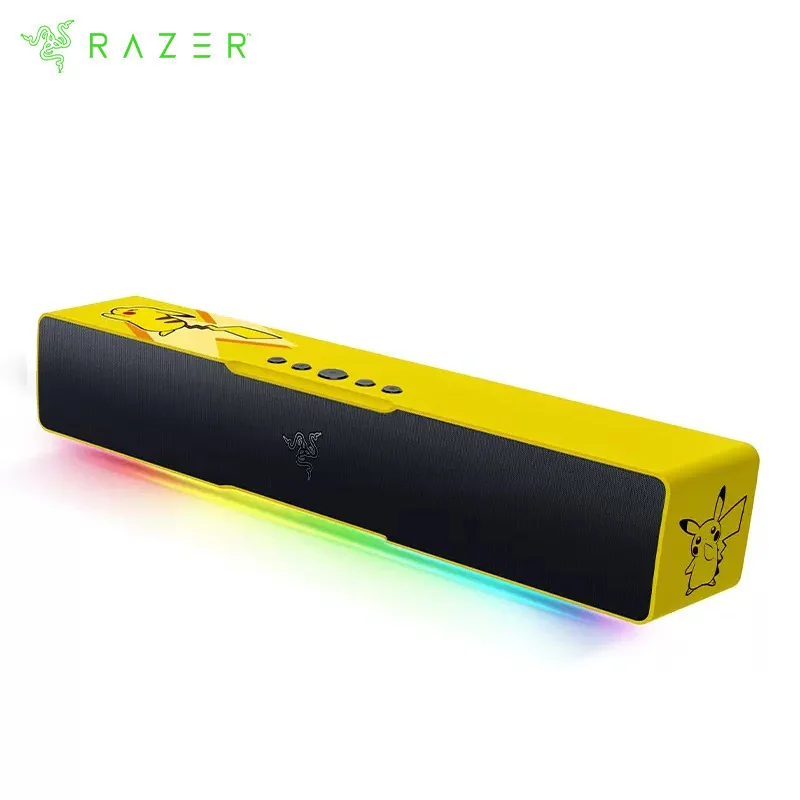 Razer Pokemon Limited Edition Gaming Soundbar - Chroma RGB - Bluetooth 5.0 - For PC, DesktopLaptop, Smartphones,Tablets