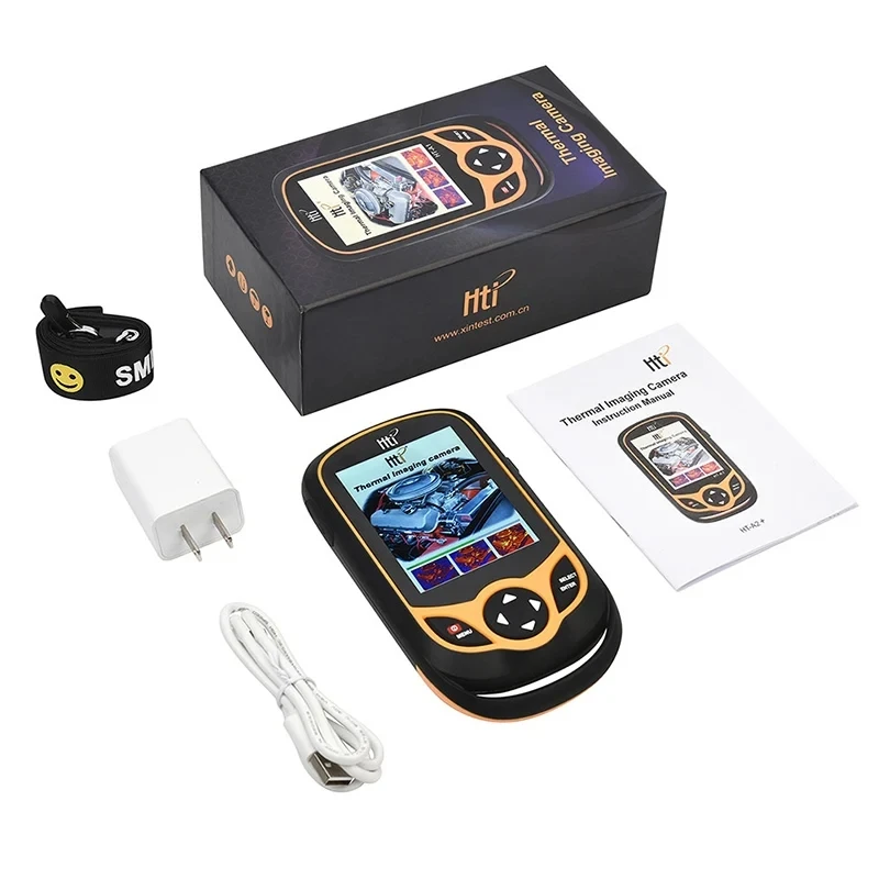 Handheld 3.2 "Full angle kamera termowizyjna na podczerwień temperatura powierzchni obrazowanie w czasie rzeczywistym transmisja termowizyjna