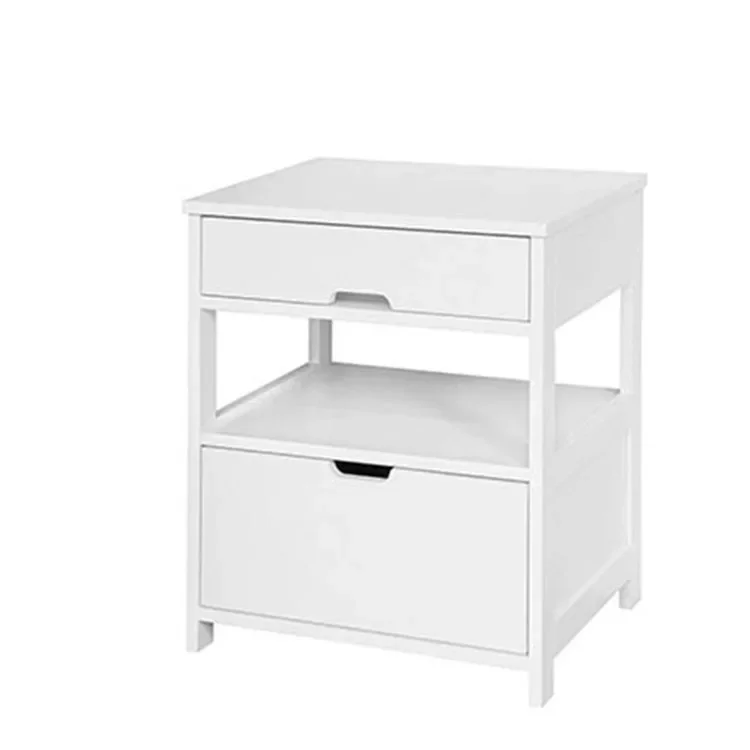 

z Storage Nightstands for Bedroom Industrial Side Tables with Removable Drawer Shelf Rustic Side Sofa Table