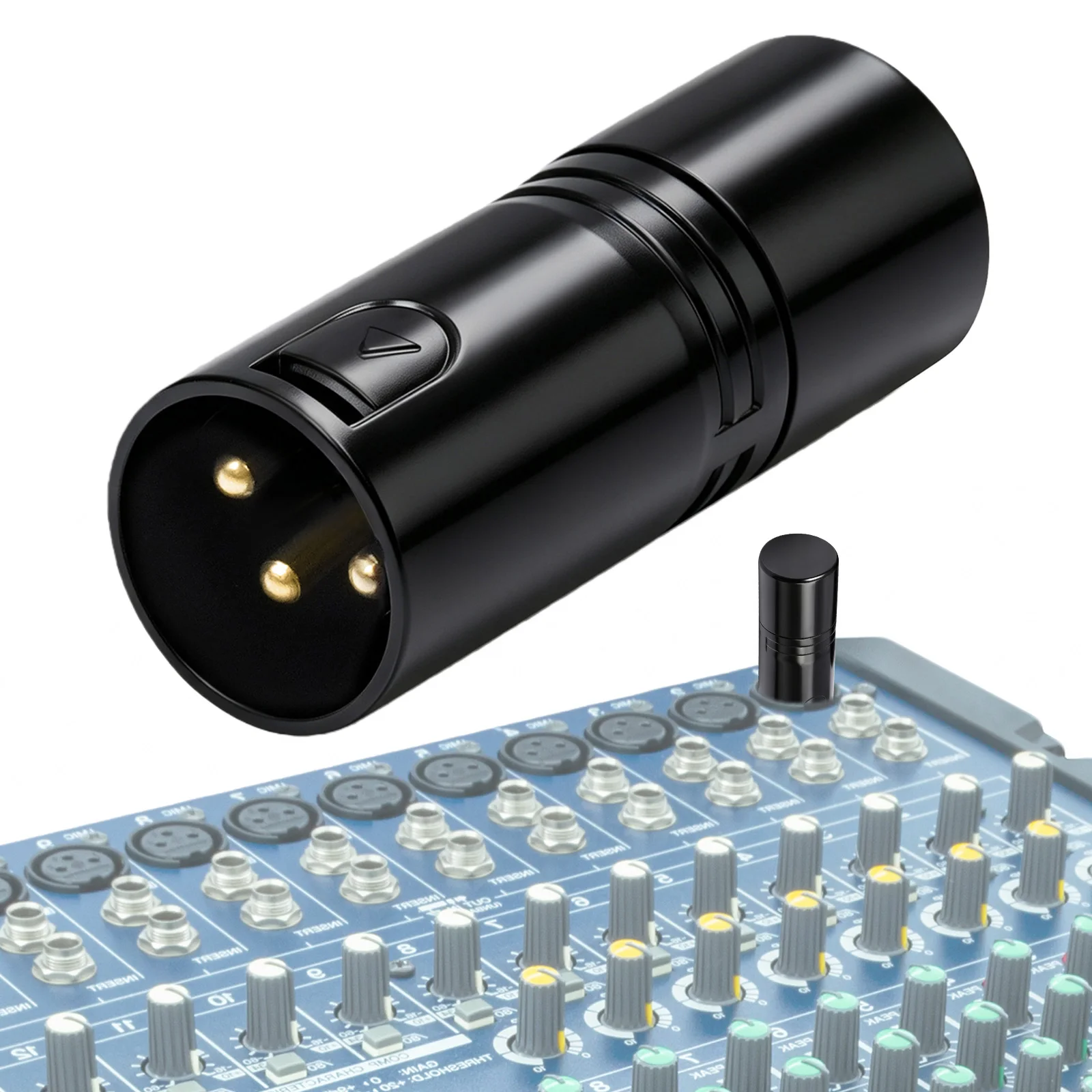 120 Ohm 3-Pin XLR/DMX Terminator 3 Pin XLR Male Microphone Cable Connectors for Lighting and Audio Systems Signal Integrity