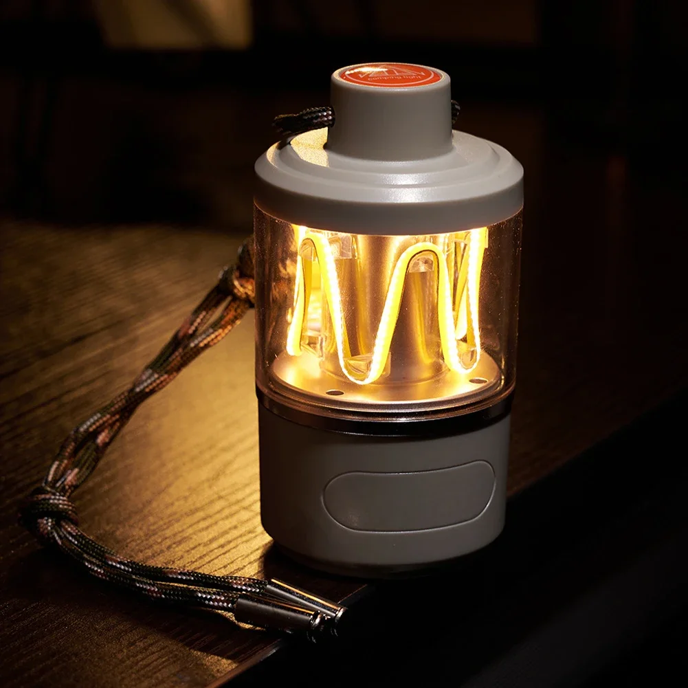 Outdoor Camping Retro Camping Light LED Long Life Flashlight Portable Power Bank Waterproof Atmosphere Hand Light