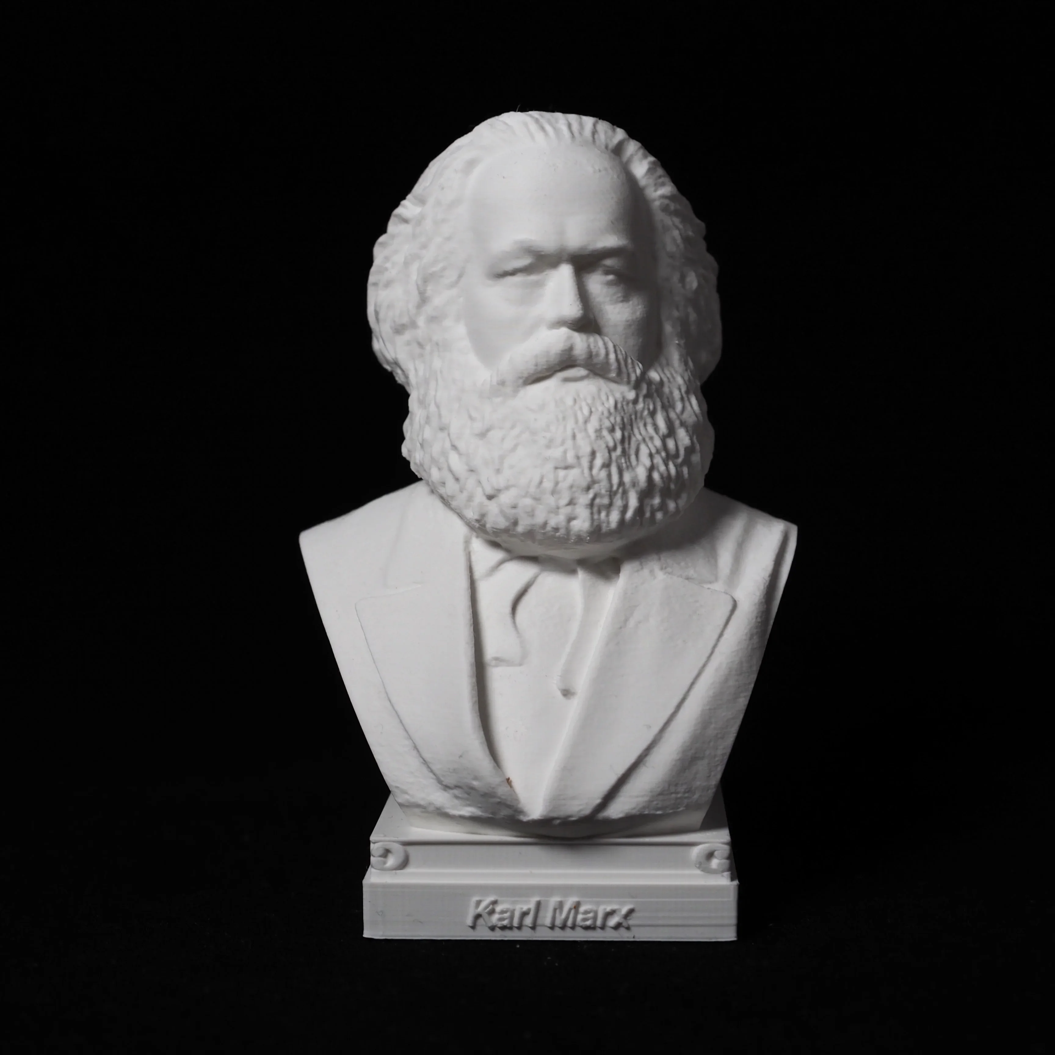 Karl Marx ornaments statue model ornaments bust crafts great man portrait desk desk, 3D printing PLA plastic material