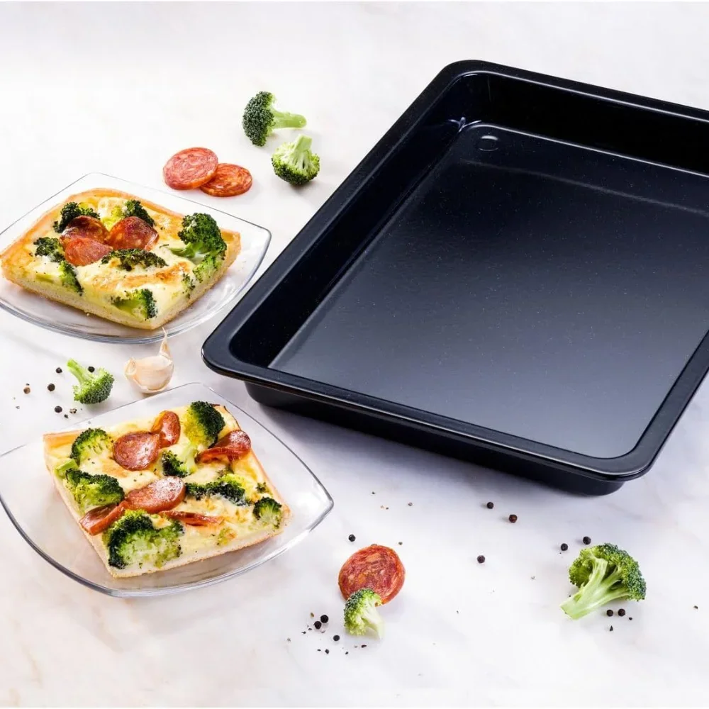 Rectangular Aluminum Baking Trays Cake Tin Molds Baking Trays Oven Trays Non-Stick Coated Chocolate Cookies Cupcakes Macarons