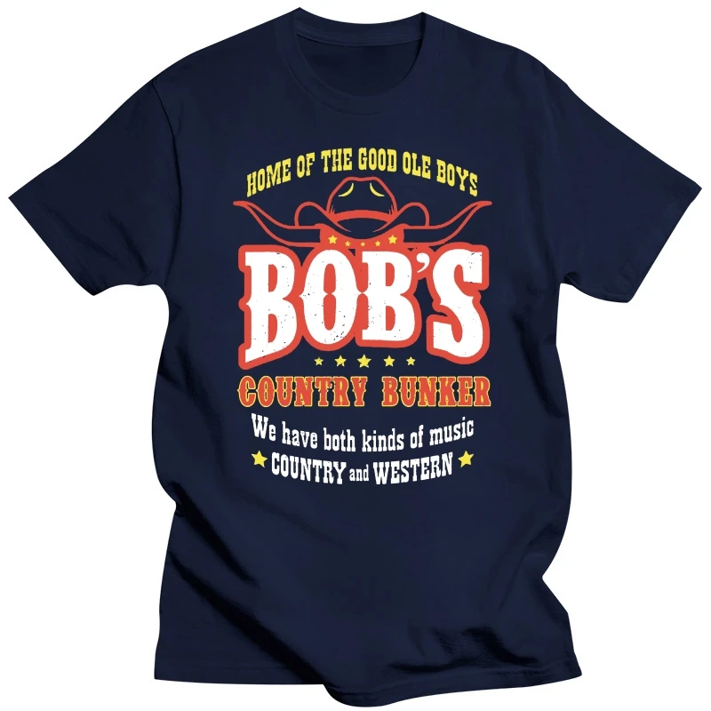 Blues Brothers Inspired Bob Country Bunker T-Shirt - Retro 80 Music Film 2019 Fashion Cotton Slim Fit Top Solid Color Shirt