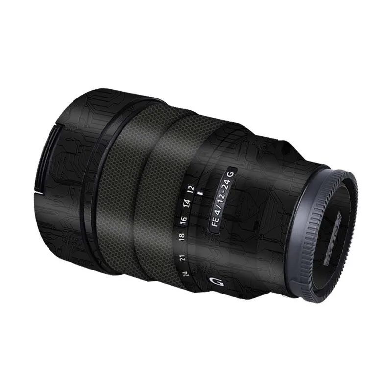 Pegatinas para lente de cámara, película protectora antiarañazos para Sony FE12-24mm F4 12-24mmF4 12-24F4 1224 4