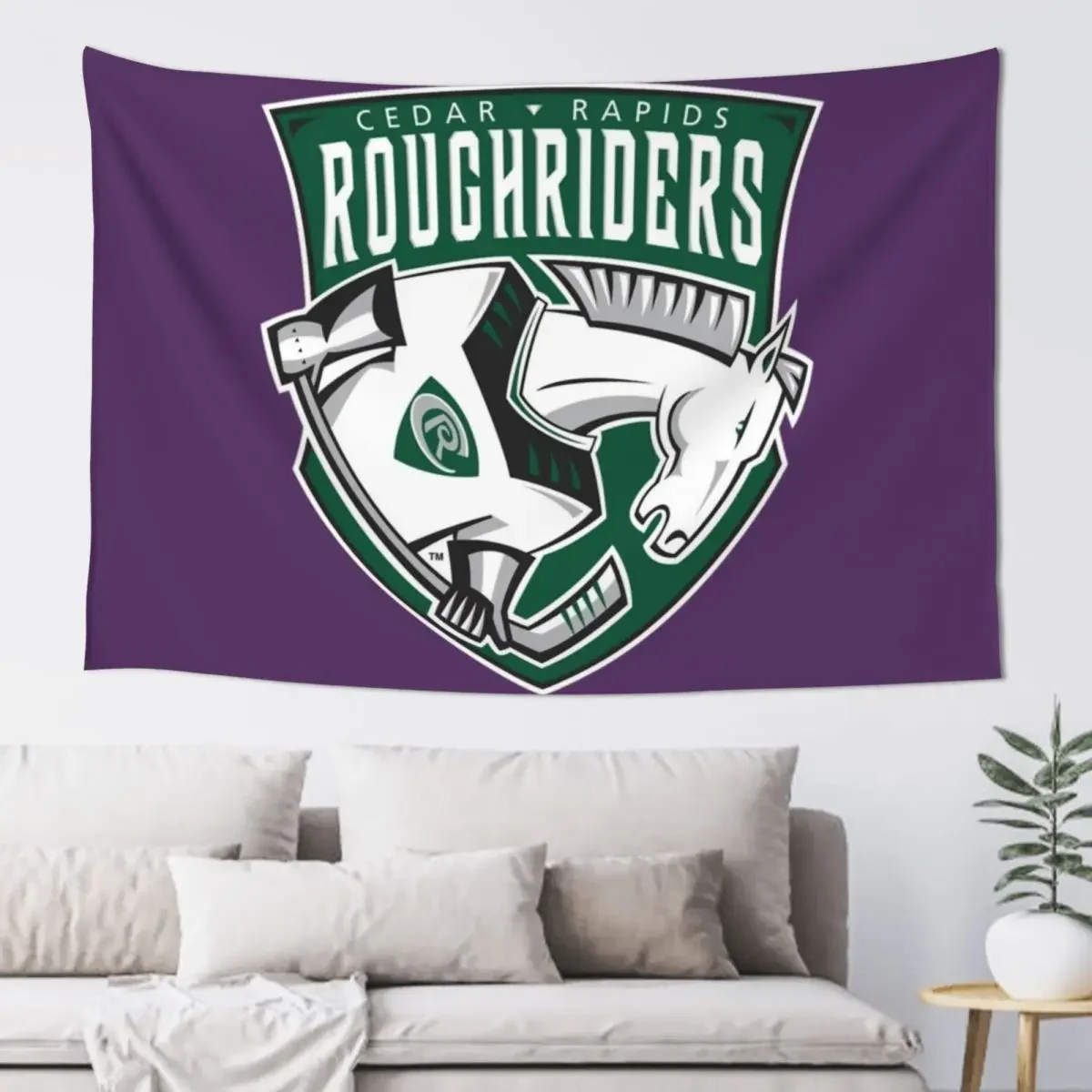 

Cedar Rapids RoughRiders \t Tapestry Room Decor Aesthetic Room Decorations Aesthetic Tapestry