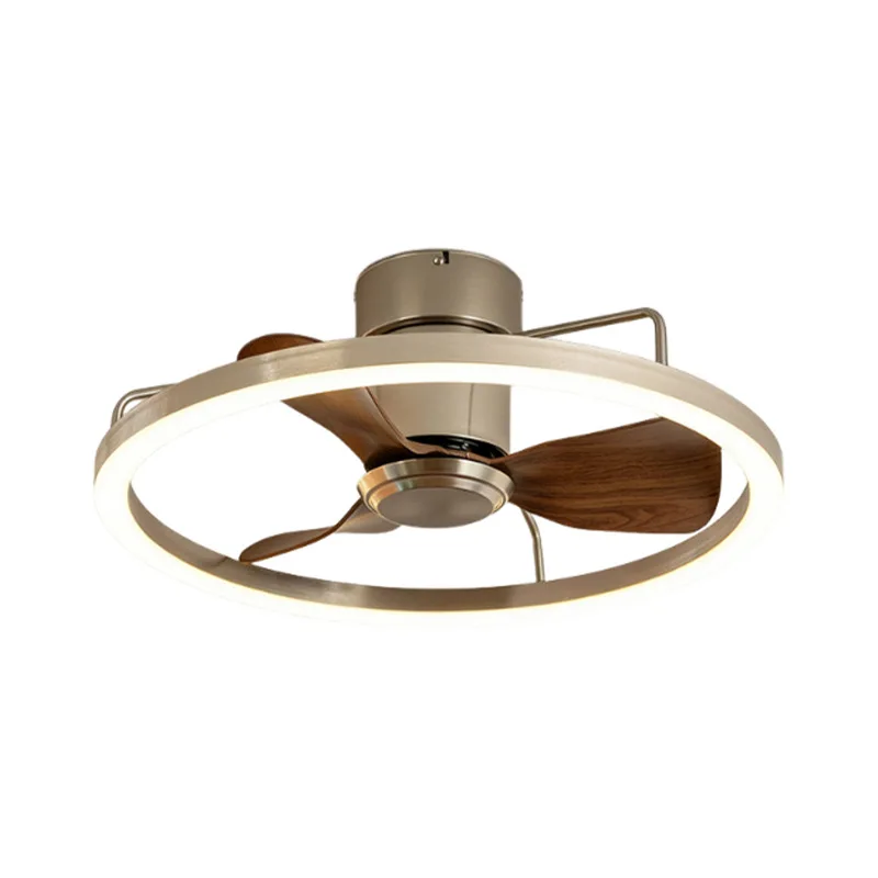 Medieval Wind Ceiling Fan Light Bedroom Fan Light Silent Retro Industrial Wind Integrated Restaurant Ceiling Fan Light