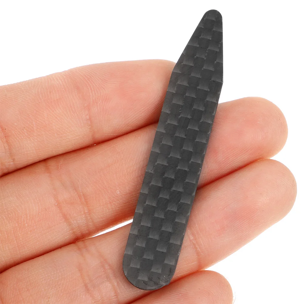 Cuello de camisa de fibra de carbono para hombres, soporte de inserción no doblado, camisas de vestir, accesorios de ropa Formal