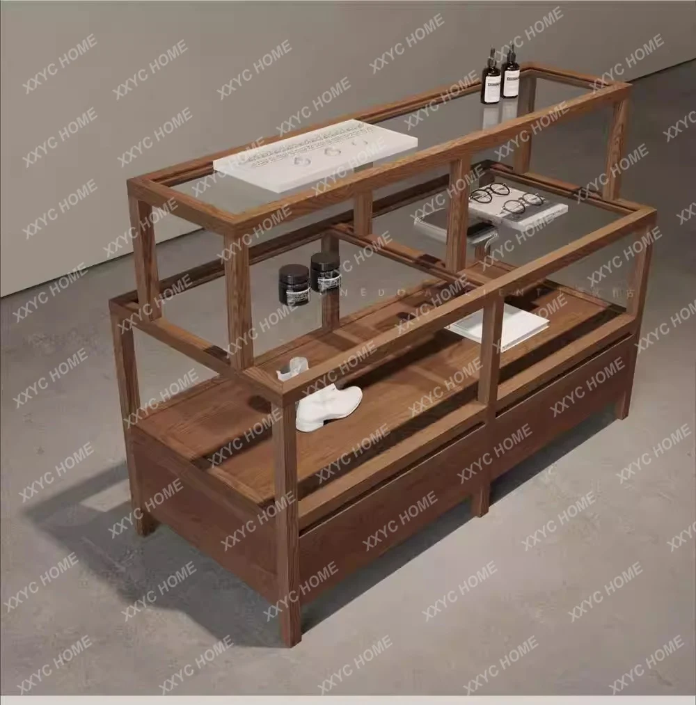 Fashion Desktop Storage Display Cabinet Nakajima Goods Rack Model Rack Shelf Jewelry Necklace Clothing Bags Shoes