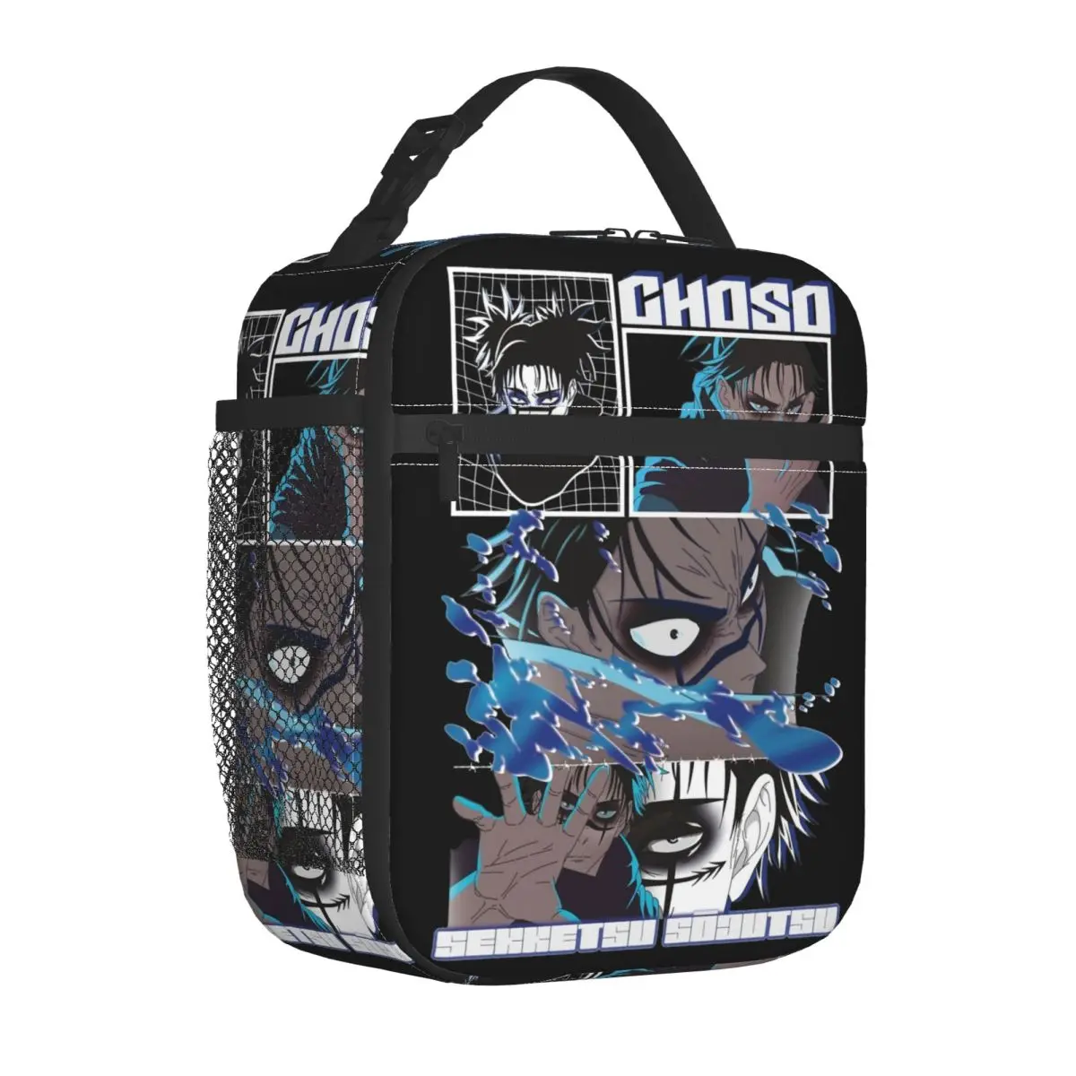 Choso JJK Anime Insulated Lunch Bags High Capacity Lunch Container Cooler Bag Tote Lunch Box Work Travel Men Women