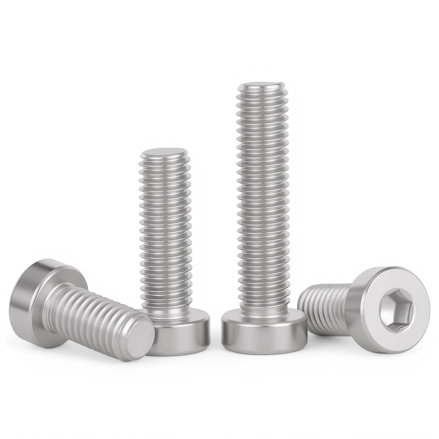 M2 M2.5 M3 M4 M5 M6 M8 M10 M12 304 Stainless Steel Hex Hexagon Socket Thin Low Short Profile Head Allen Cap Screw DIN7984