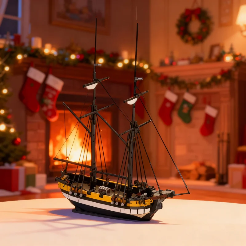 

1383pcs MOC HMS Dart Pirates III Model Building Blocks Christmas Gifts Assemble Construction Toys DIY Creative Idea Education