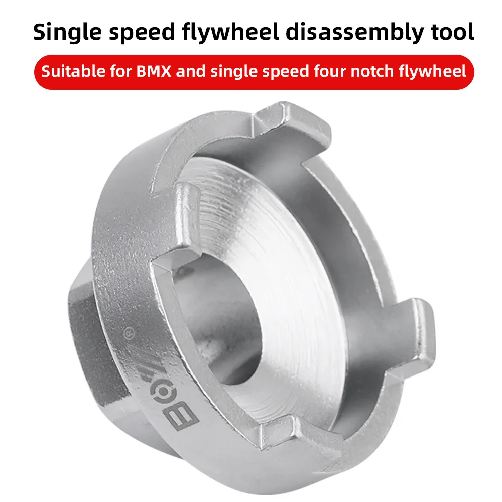 BMX/Fixed Gear Bike Single Speed Cog Removal Tool - Compatible with 16T/17T/18T 4-Prong Lockring Sockets view 6