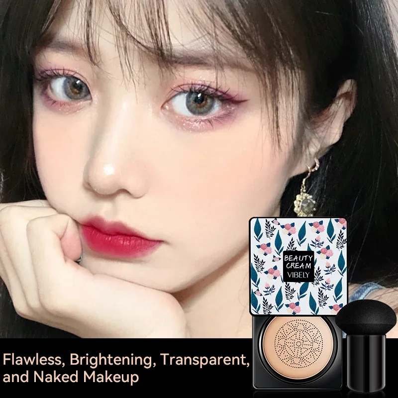 1/3pcs Waterproof Brighten Foundation Magic Foundation fungo Head Air Cushion CC Cream Women Base Makeup Face Cosmetics