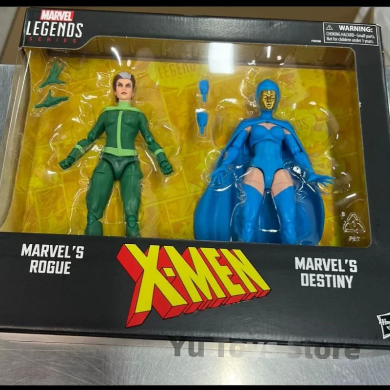 Genuine Comic Version Marvel X-Men: Rogue Vs. Destiny 6 Inch Action Anime Figure Collectible Model Toy Christmas Gifts In Stock