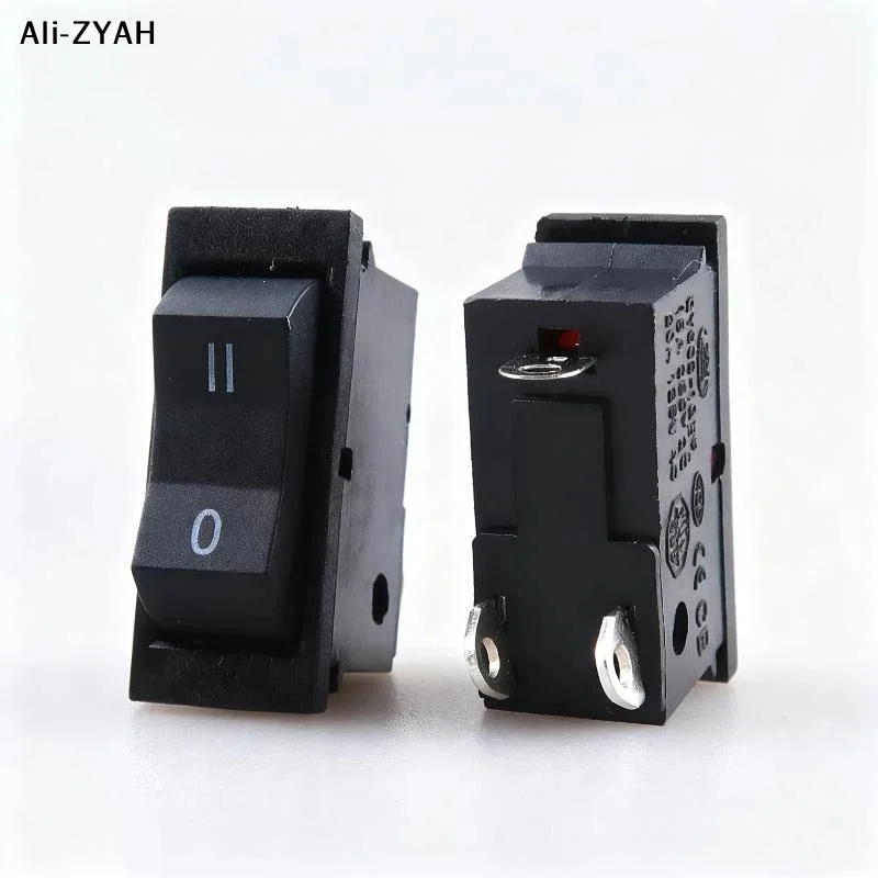 【R0】1Pc Electric Hot Water Bottle Heater 3 Gear Toggle Type Black Red Electrical Hair Dryer Button On Off DIY Accessories