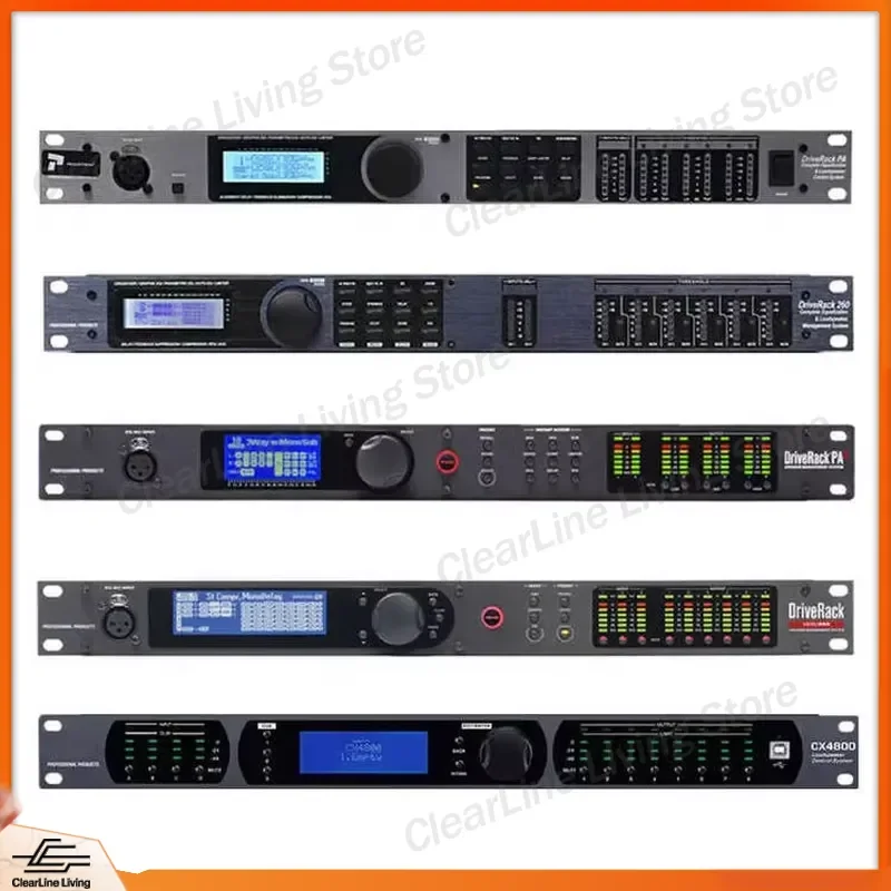 Professional DSP Audio Processor PA2 260 360 4800 Metal Case XLR Surround Sound Karaoke Singing Amplifier Car Home Stereo