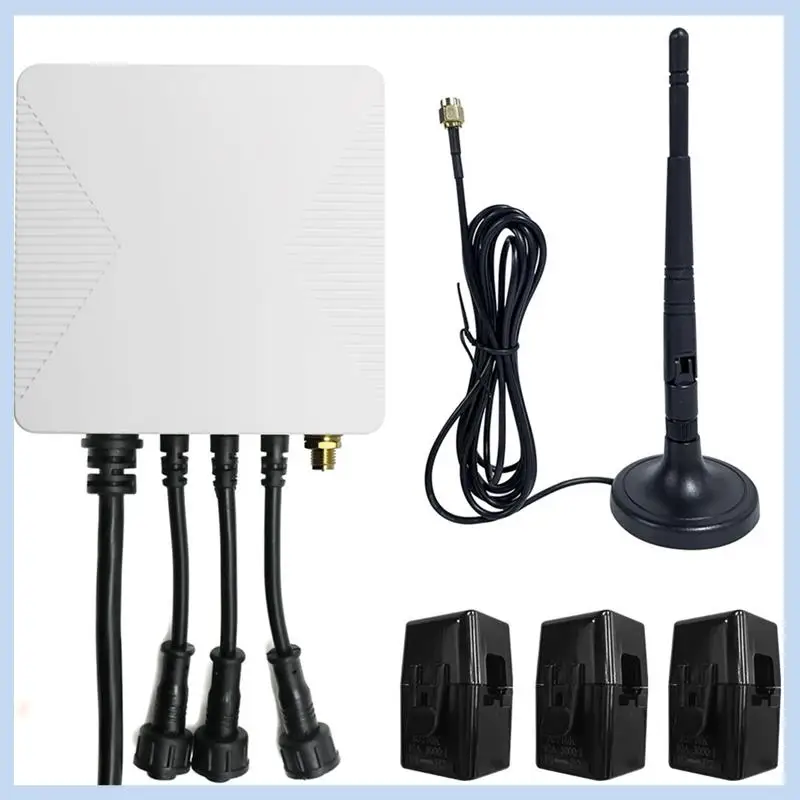 

MLGB-Tuya Smart Life 3-фазный Wi-Fi счетчик энергии кВтч 120A силовой зажим трансформатор тока приложение монитор и запись потребления Durab