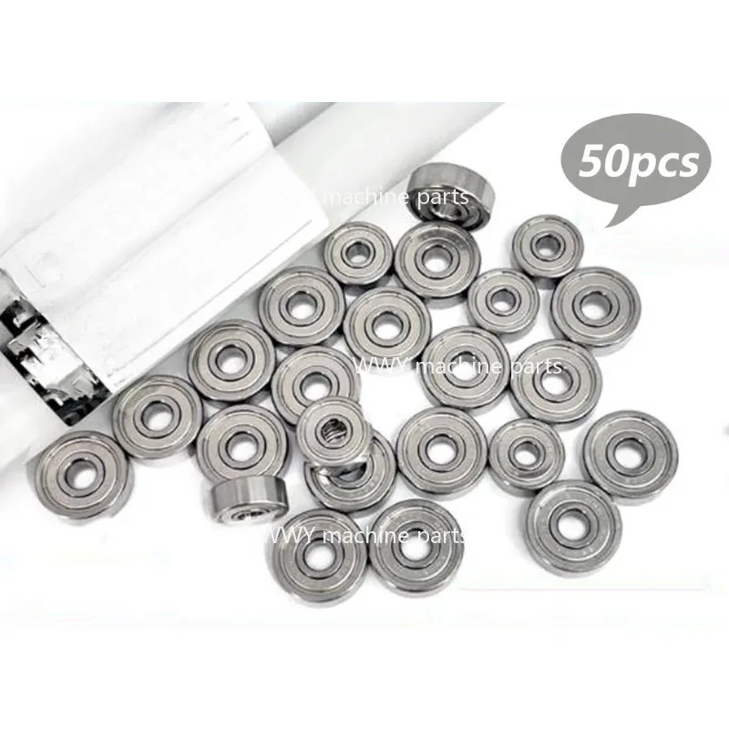 Wire EDM Cutting Machine Guide Wheel Bearing R1340 R1650 624 625, 50PCS Accessories