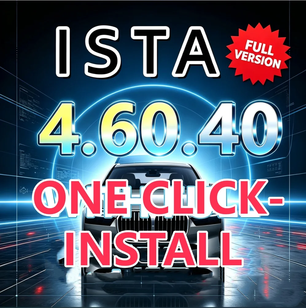 Easy ONE CLICK INSTALL ISTA 4.60.40 July 2026 Diagnostic Software ICOM ENET K+Dcan OBD ista software