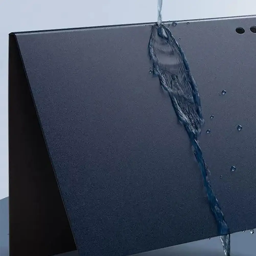 Portapapeles con abrazadera de archivo de almacenamiento, carpeta impermeable, A4, cubierta de archivo, estuche organizador para profesores de escuela de oficina, plegable