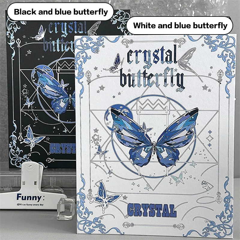 Binder Photo Album Cartoon Butterfly Series A5 Loose-leaf Album Photocard Collection Books Small Card Storage Book Gifts