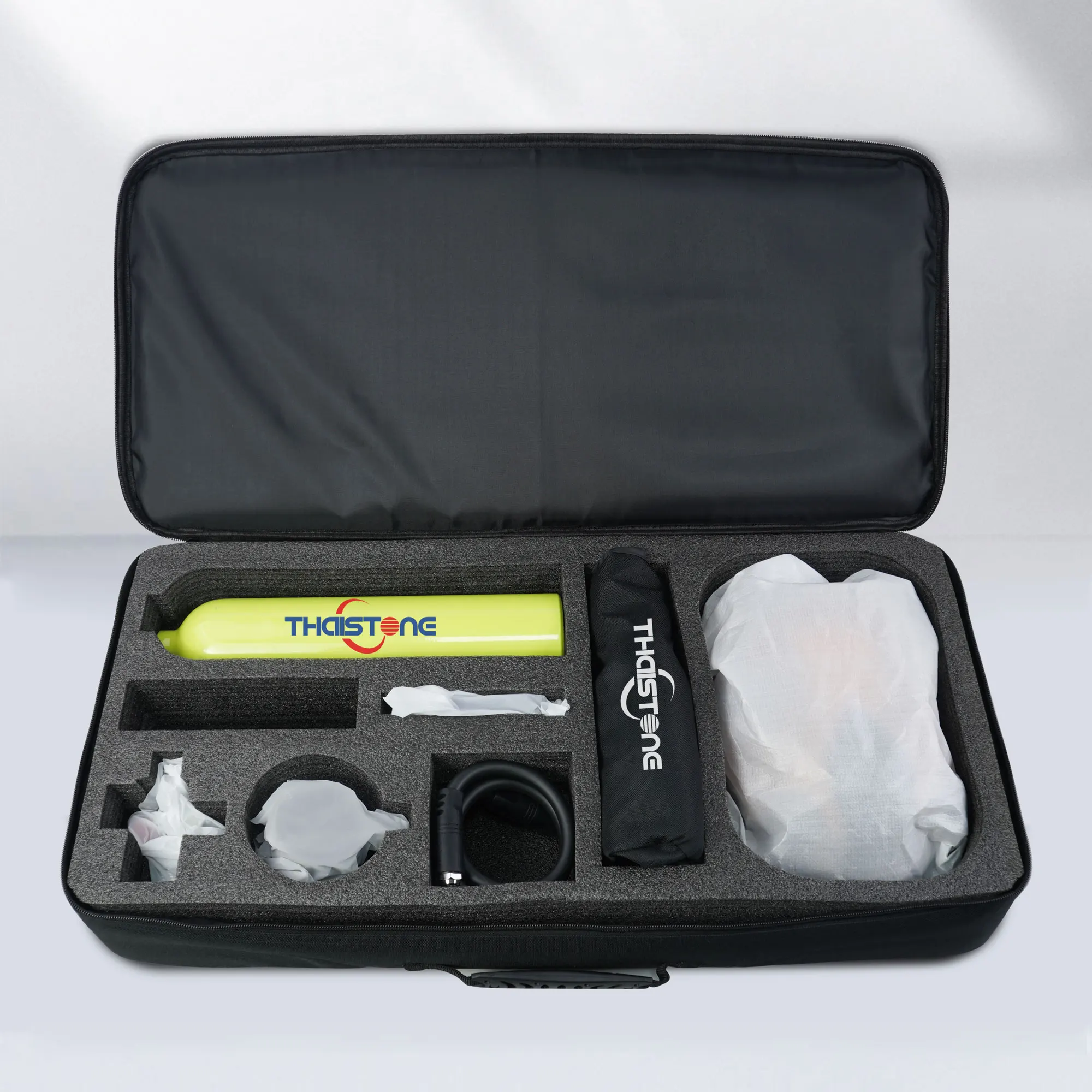 التايلاندية 1L معدات غطس الغوص الأكسجين اسطوانة خزان الغوص تحت الماء التنفس خزان الهواء قناع الغطس