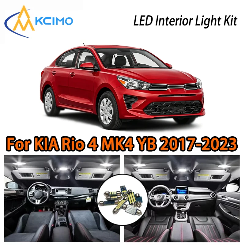 

Premium Car LED Light For KIA Rio 4 MK4 YB 2017-2023, Super Bright Easy Installation Interior Kit, Creates Cozy Atmosphere