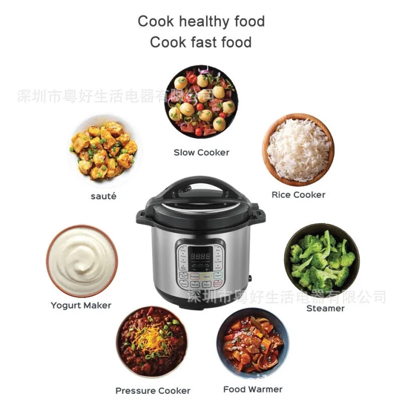 Hot Selling 6 Liter US 110V British European English Electric Pressure Cooker