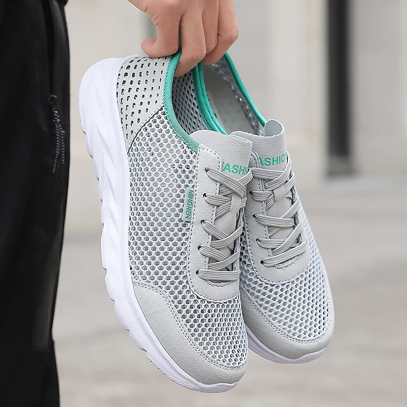YRZL Mens Athletic Running Shoes Breathable Lightweight Comfortable Walking Shoes Non Slip Casual Shoes for Men Sports Sneakers