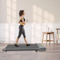 Treadmill for Home Walking Pad Foldable Treadmill Desk up to 1-6 km/h 0.75 HP Walking Machine up to 100 kg with LED Display