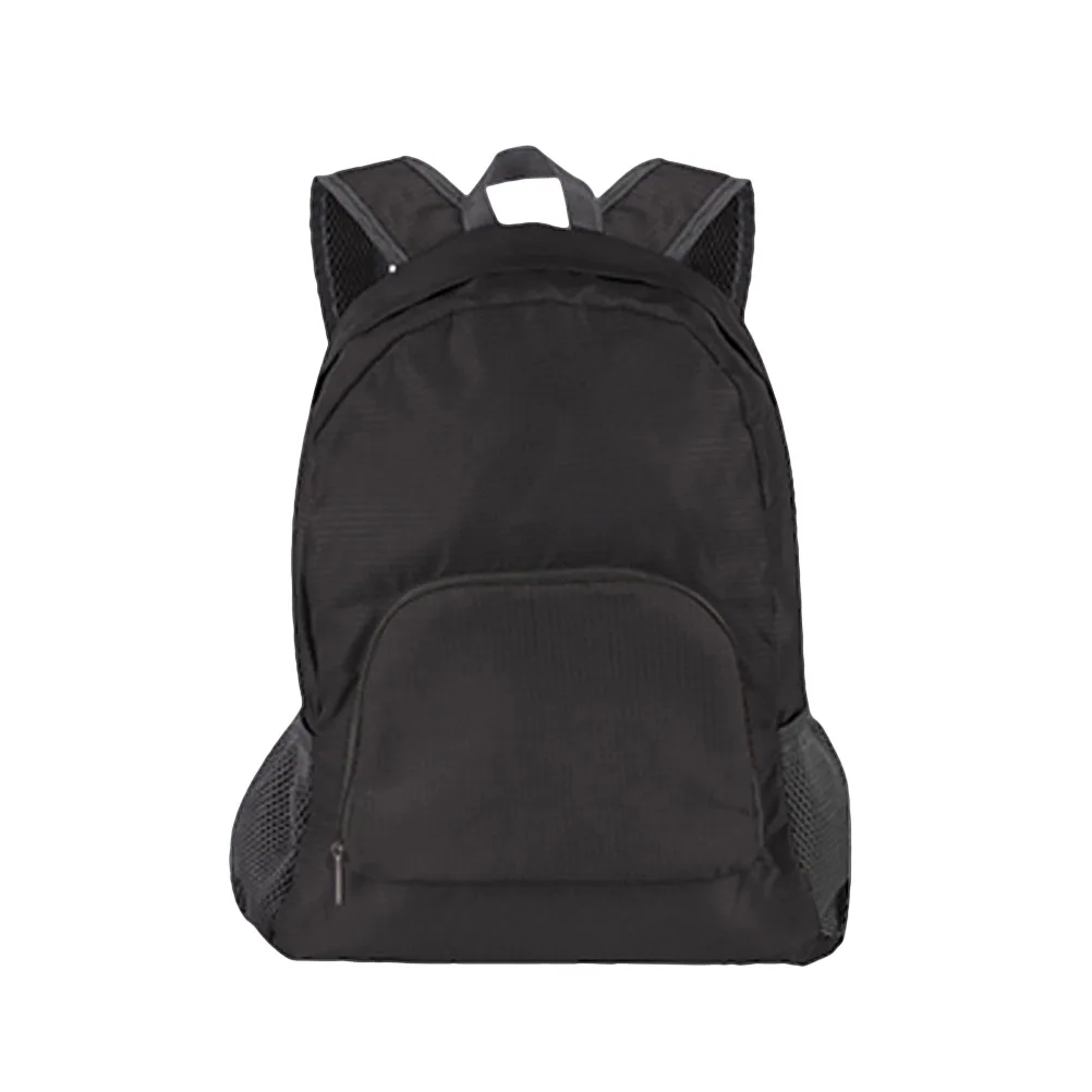 

Foldable Backpack Waterproof Lightweight for Hiking Travel Large Capacity Outdoor Use Portable Daypack Mesh Pockets